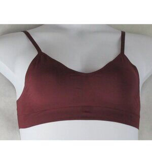 Lauren Ralph Lauren Women's Luxe Smoothing Wireless Bralette, Pinot Noir, XXL
